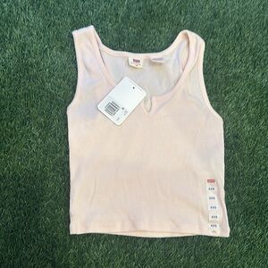 Peach color extra extra small brand new Levi’s tank top